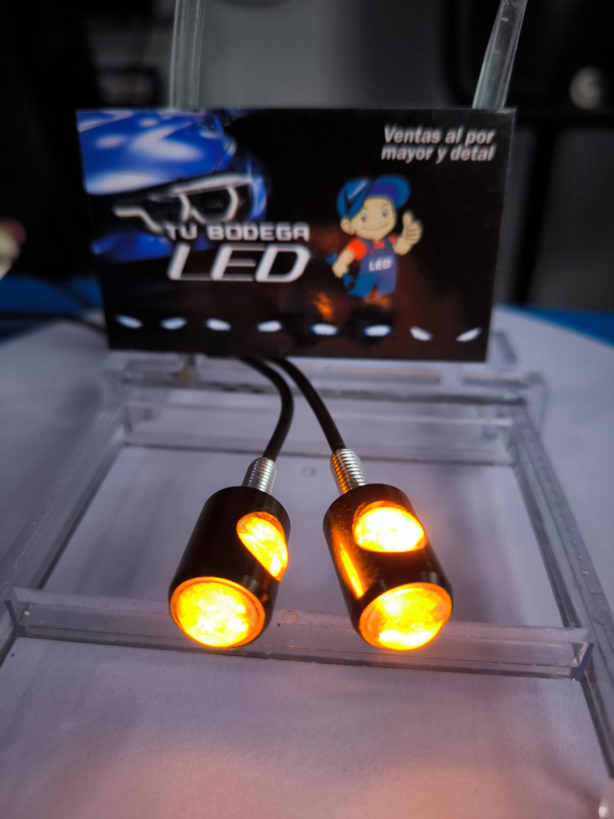 Miniatura 3 de Par Direccionales Moto (Tu011y)